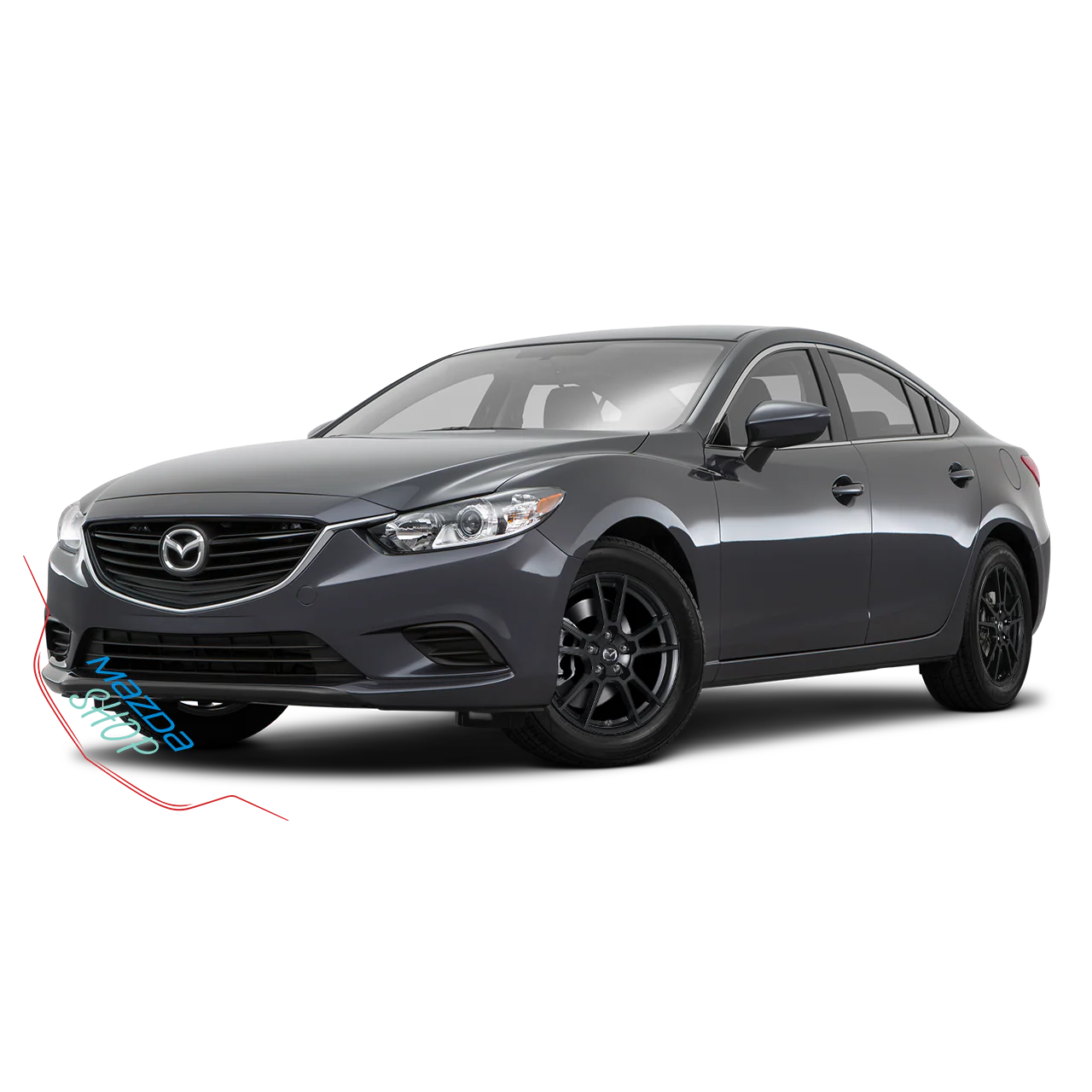 Mazda M006 Alloy Wheel (Satin Black) — 16", 17", 18" | Full Set of Four [BLEMISHED] - Image 13
