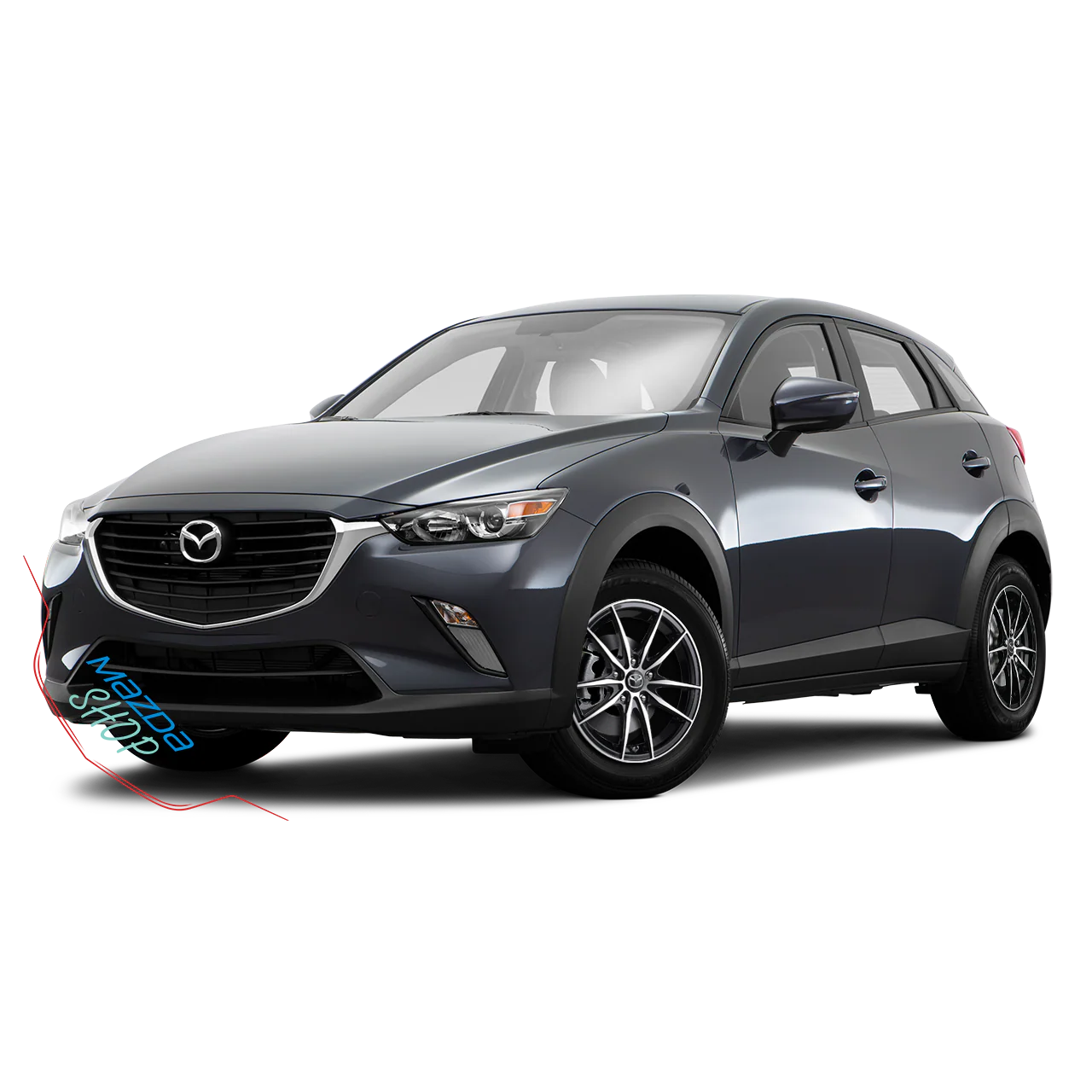 Mazda M010 Alloy Rims (Gloss Black with Machined Face) — 17" | Full Set of Four [BLEMISHED] - Image 10