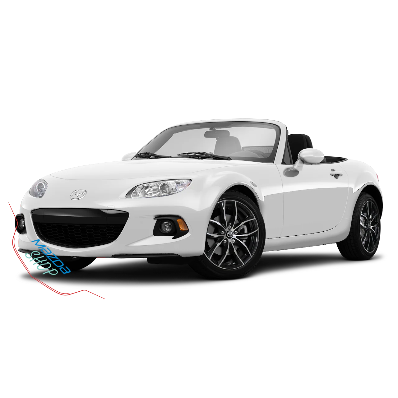 Mazda M011 Alloy Wheel (Gloss Black & Machined Face) — 16", 17", 18", 19" | Full Set of Four [BLEMISHED] - Image 4
